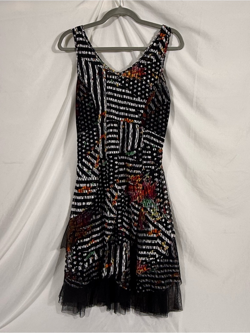 *SOLD* Tango Mango Cocktail/Everyday Dress With Lace and Mesh Detail Size XL